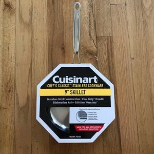 Cuisinart Chef’s Classic Stainless 9” Skillet (New